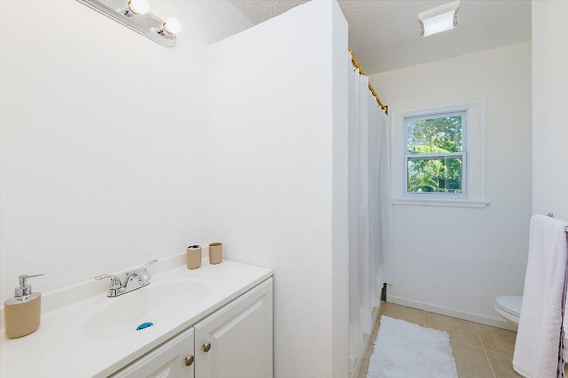 Bathroom  mirror being delivered 