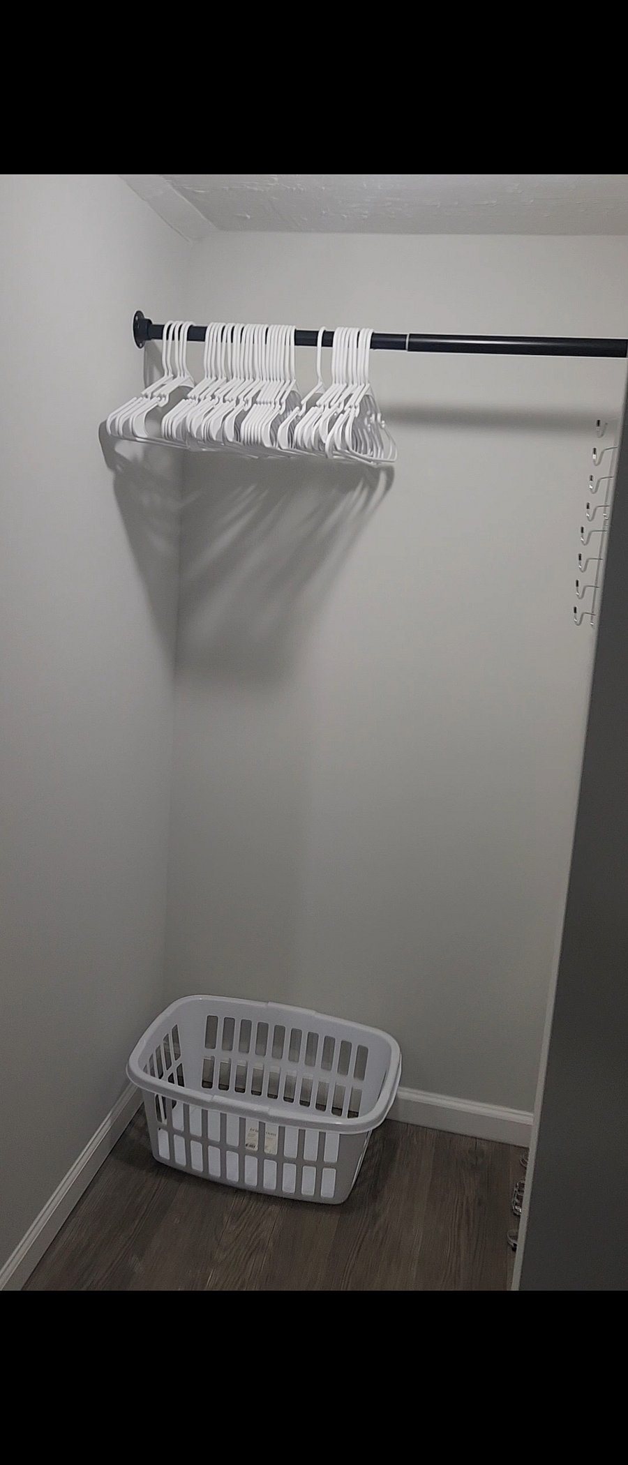 Large 4'x4' closet in bedroom.
