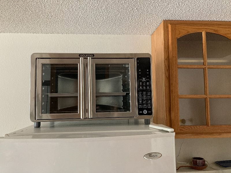 An electric oven.