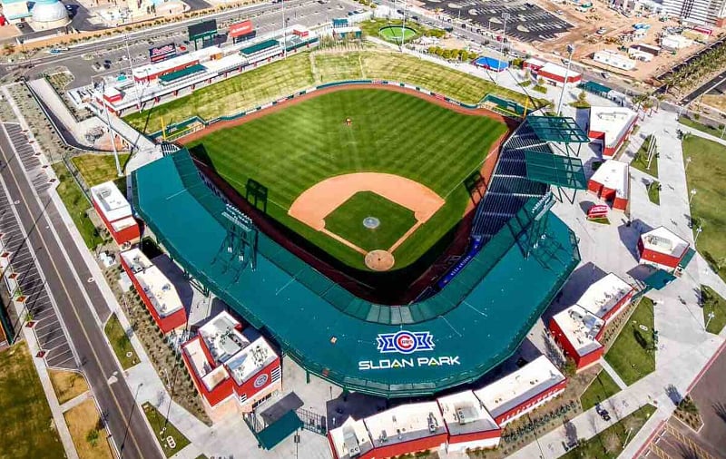 The Chicago Cubs Spring Training Stadium (Sloan Park) is just a couple blocks away. This is the largest spring training stadium in the MLB and you won't have to worry about parking fees or traffic. Enjoy a short walk to the stadium down the street.
