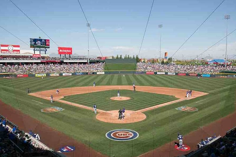 The Chicago Cubs Spring Training Stadium (Sloan Park) is just a couple blocks away. You won't have to worry about dealing with any parking fees or traffic for the baseball games as the stadium is a very short walk away from where you are staying.