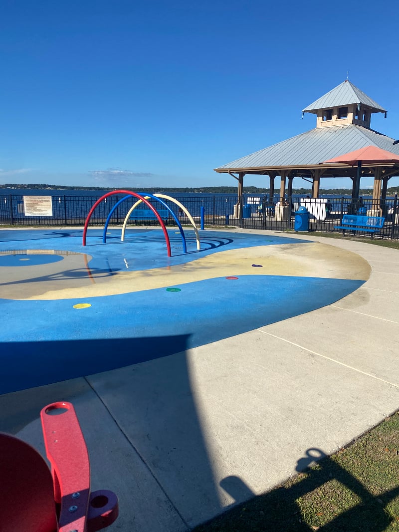 Waterfront Park splash pad.
