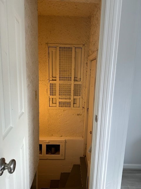 Stairs to basement