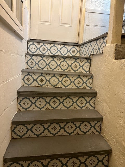 basement stairs