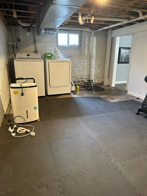 New washer and dryer