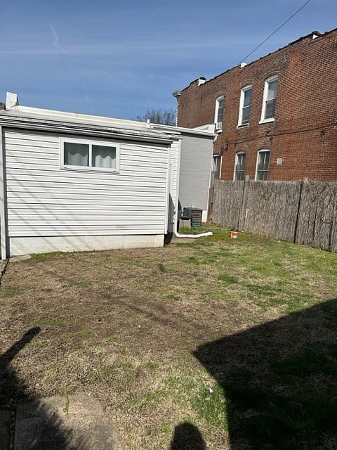 Backyard view 1