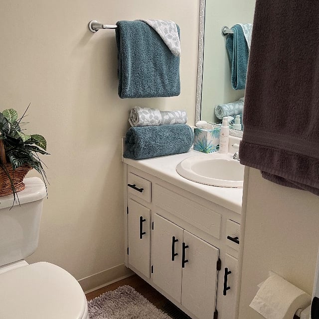 Shared Bath, double vanity