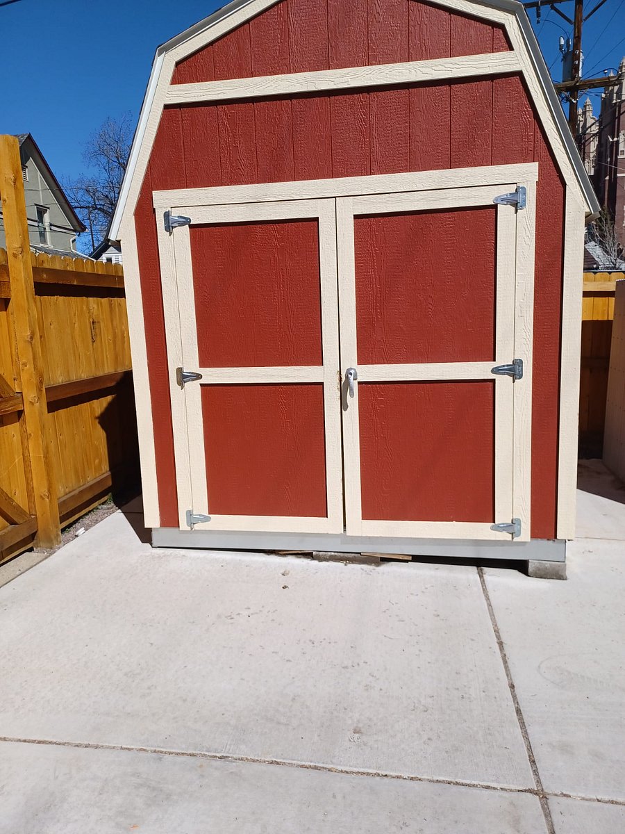 Locked outdoor storage available for your bicycle or whatever.
