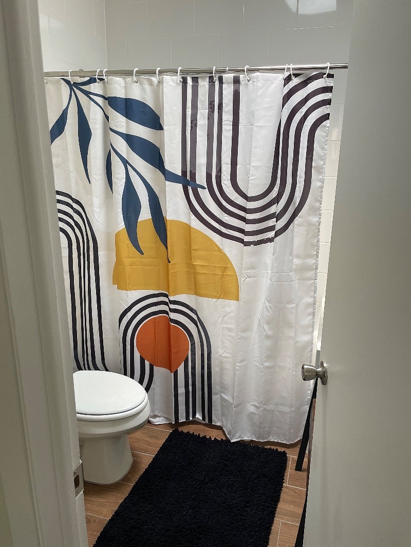 Guest bathroom with tub