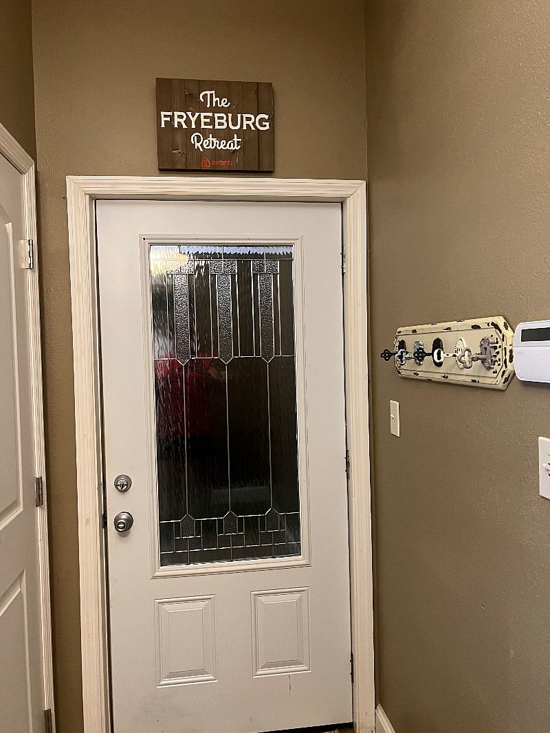 Foyer front door