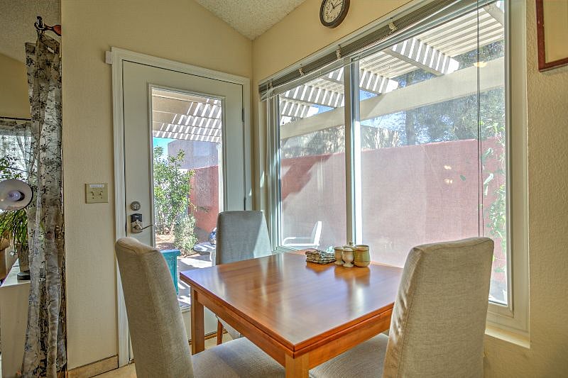 Bright, sun-filled dining area perfect for relaxed meals.