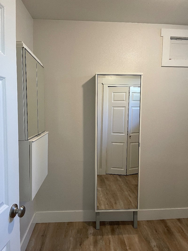 Den with plenty of storage