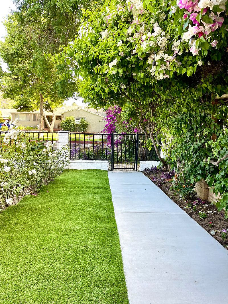 Gated Front Yard