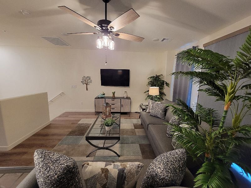 Living room large screen TV