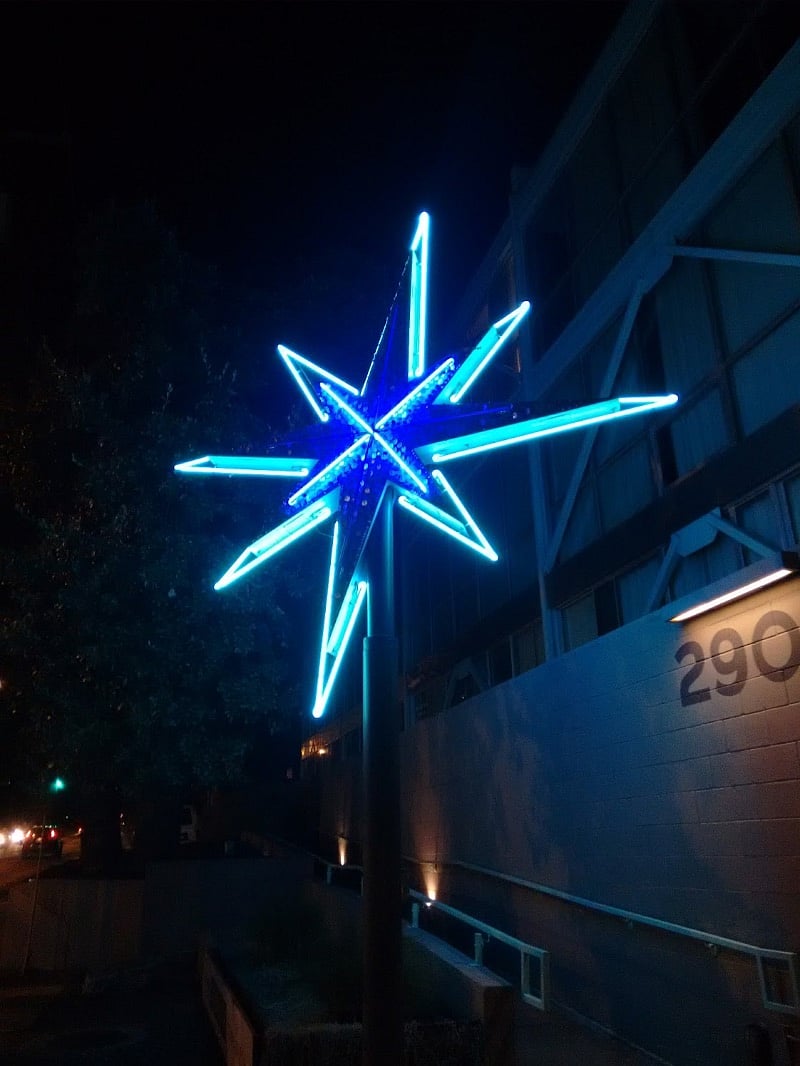 The Starlite neon star sign is such a great vibe.