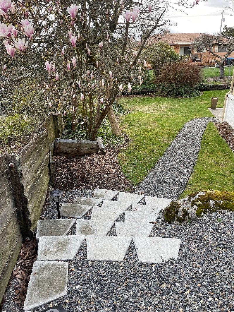 Stairs to apartment