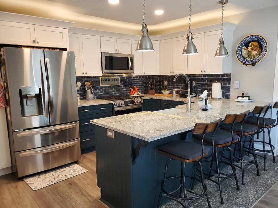 Newly remodeled kitchen