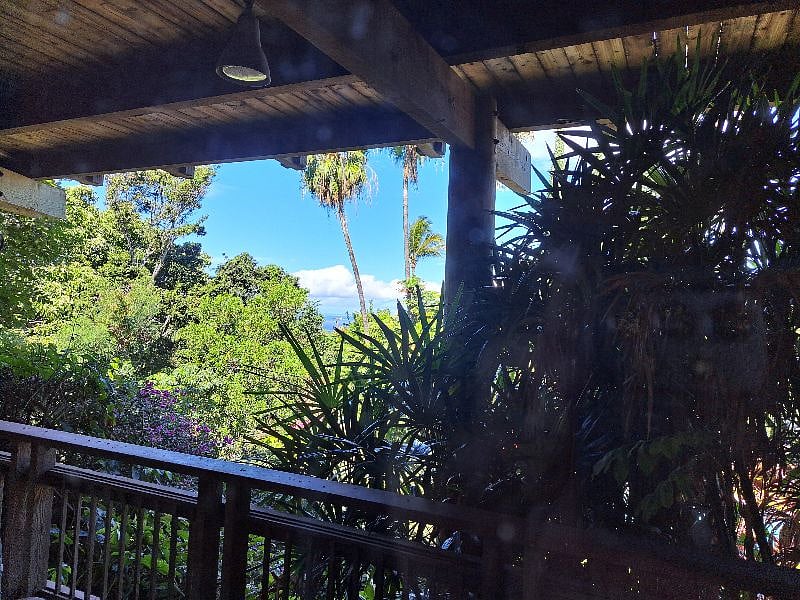 Peek-a-boo ocean bedroom view