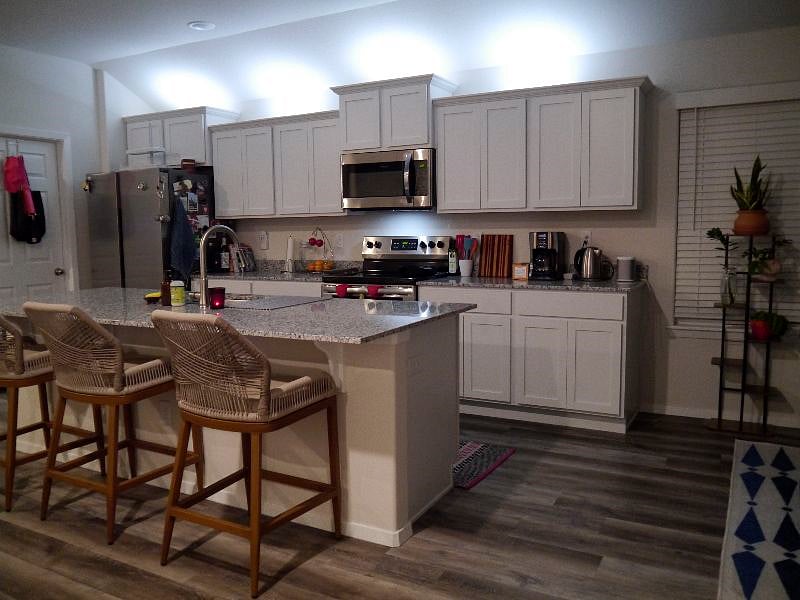 over-cabinet mood lighting