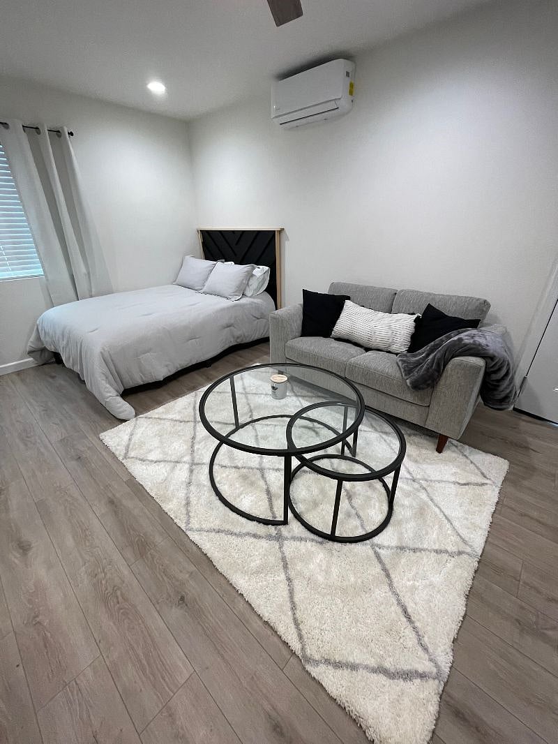 New comfortable bed and couch