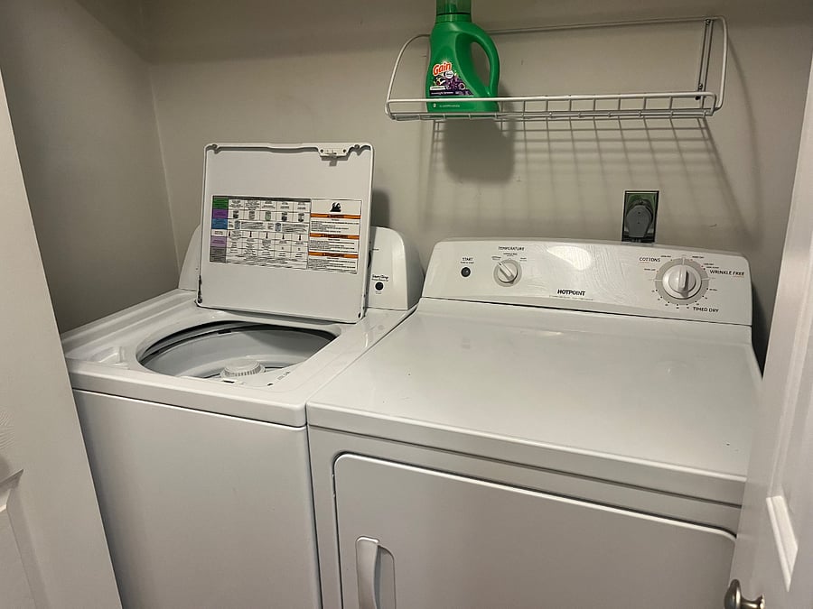 Full size washer & dryer