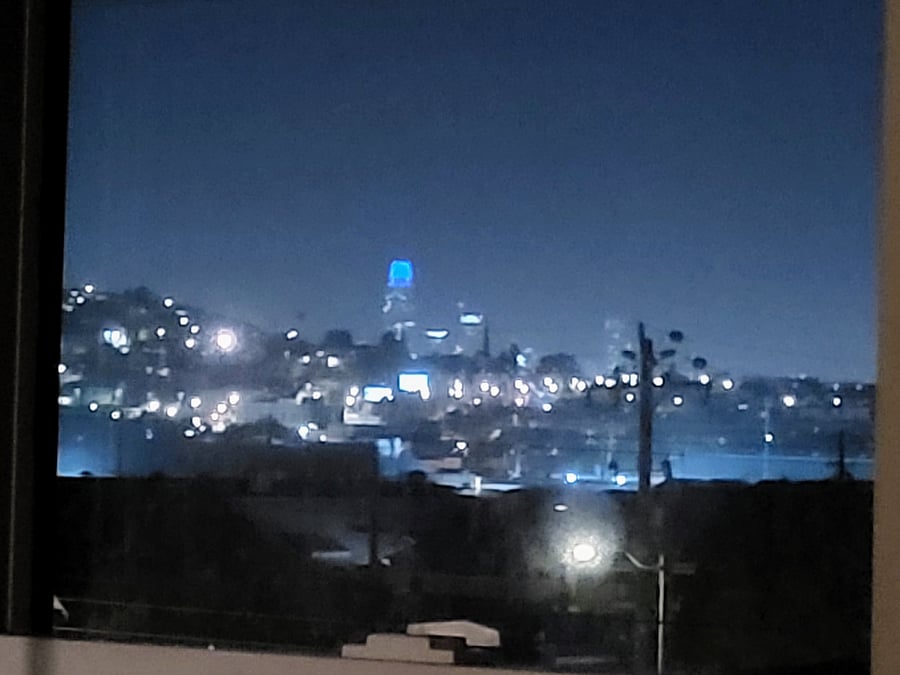 View from bedroom window