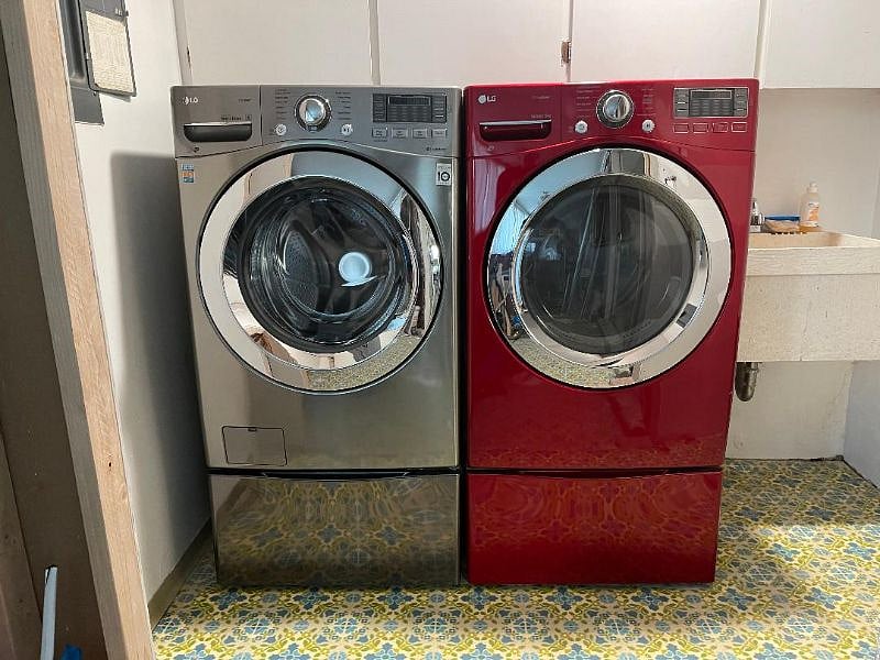 Full Use of modern front loading Washer/Dryer detergent etc. included.