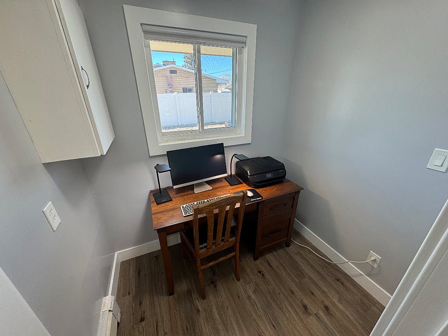 Office. I will remove my computer, printer, etc. to make room for yours