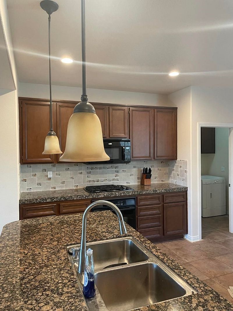 Main home kitchen available for meal prepping.