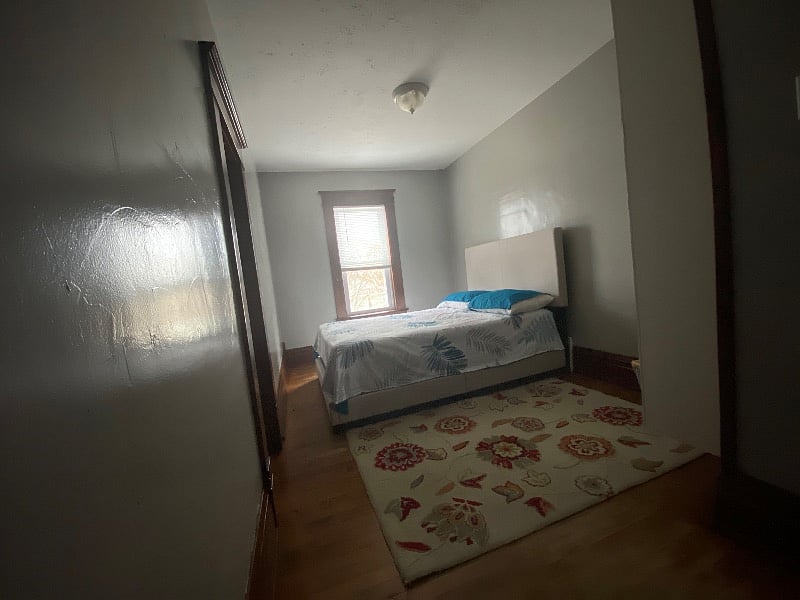 Bedroom 2 of 2 - One double bed with additional mattress topper