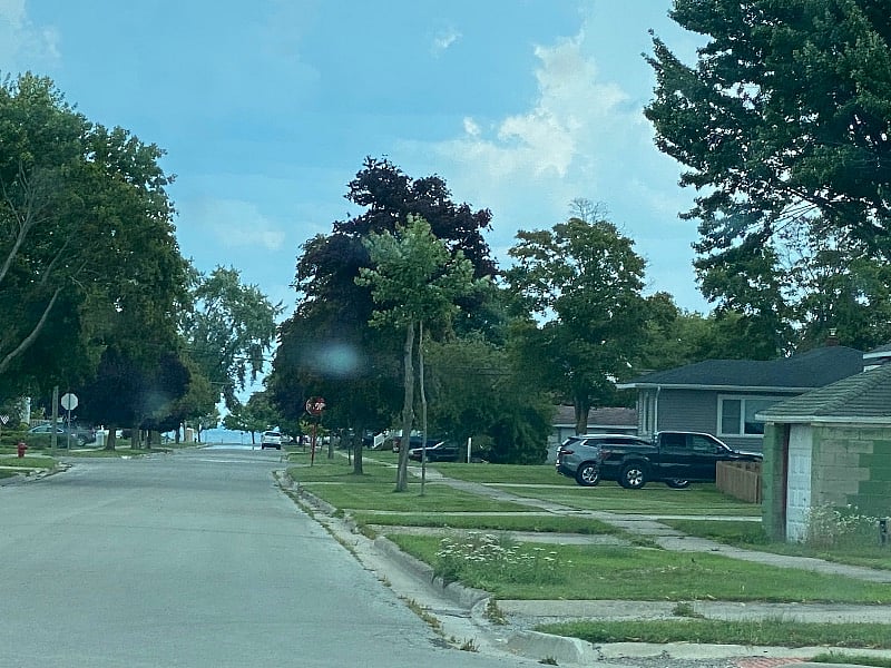 View from property to Lake Huron, Starlight Beach