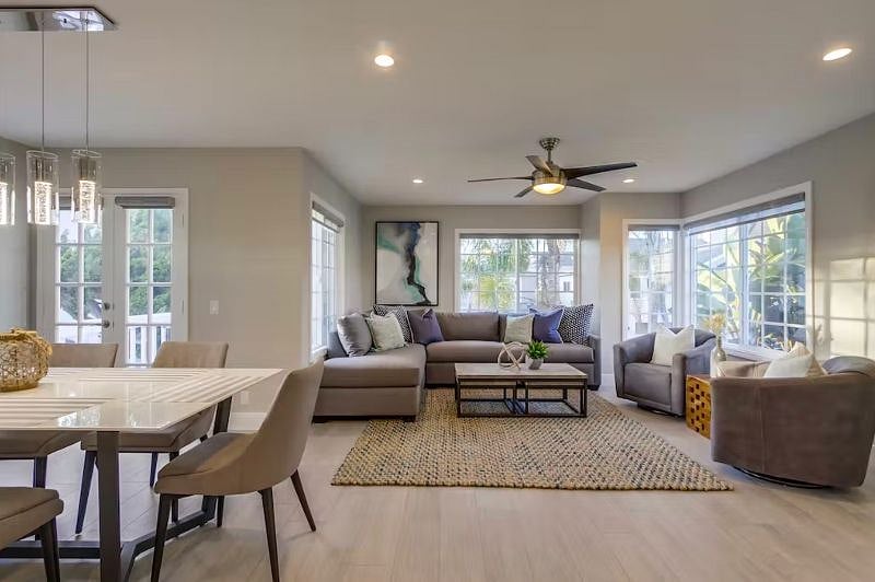 Open floor concept