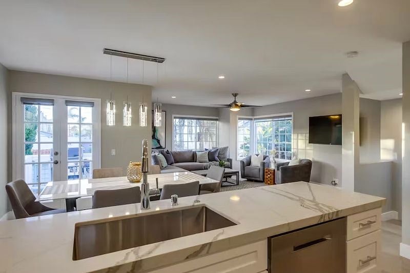 Kitchen / Living Room / Dining Area