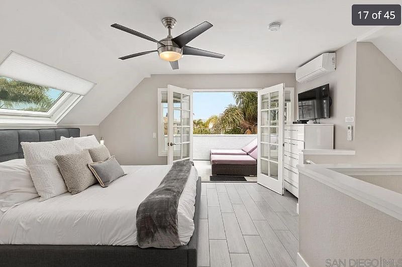 Master Bedroom on 3rd floor.
