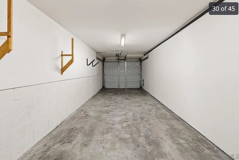 Garage. Fits 2 cars tandem.