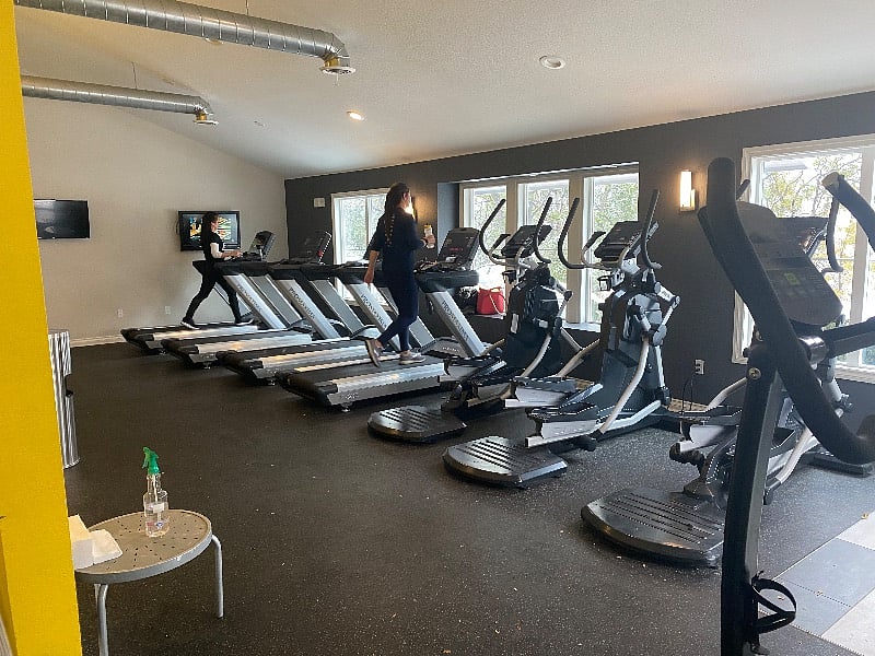Our gym small portion