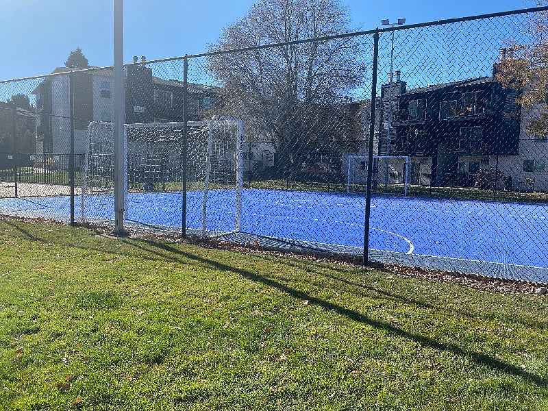 Our basketball court