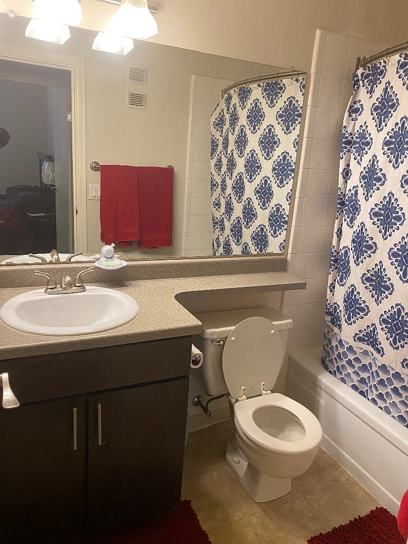 This is your private bathroom you alone use this bathroom; its private however youre responsible for cleaning and maintaining it