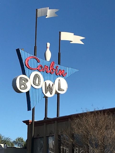 Great retro bowling alley less than a mile away.