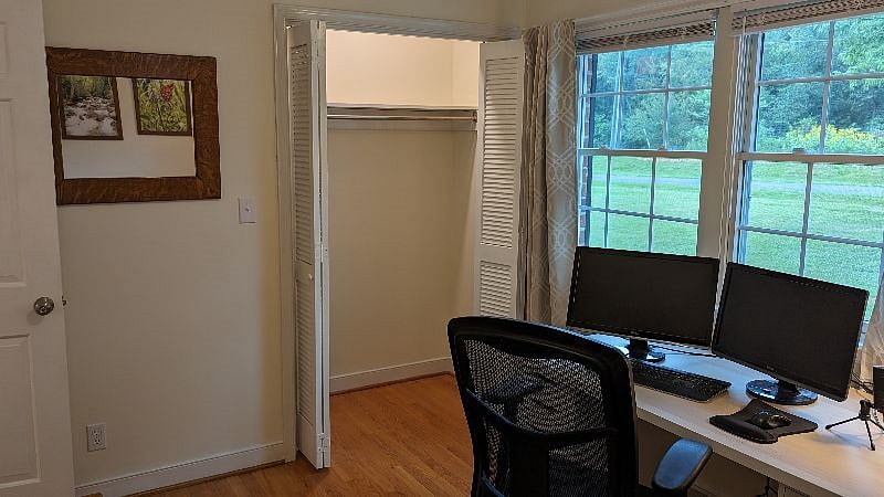 Main level office closet
