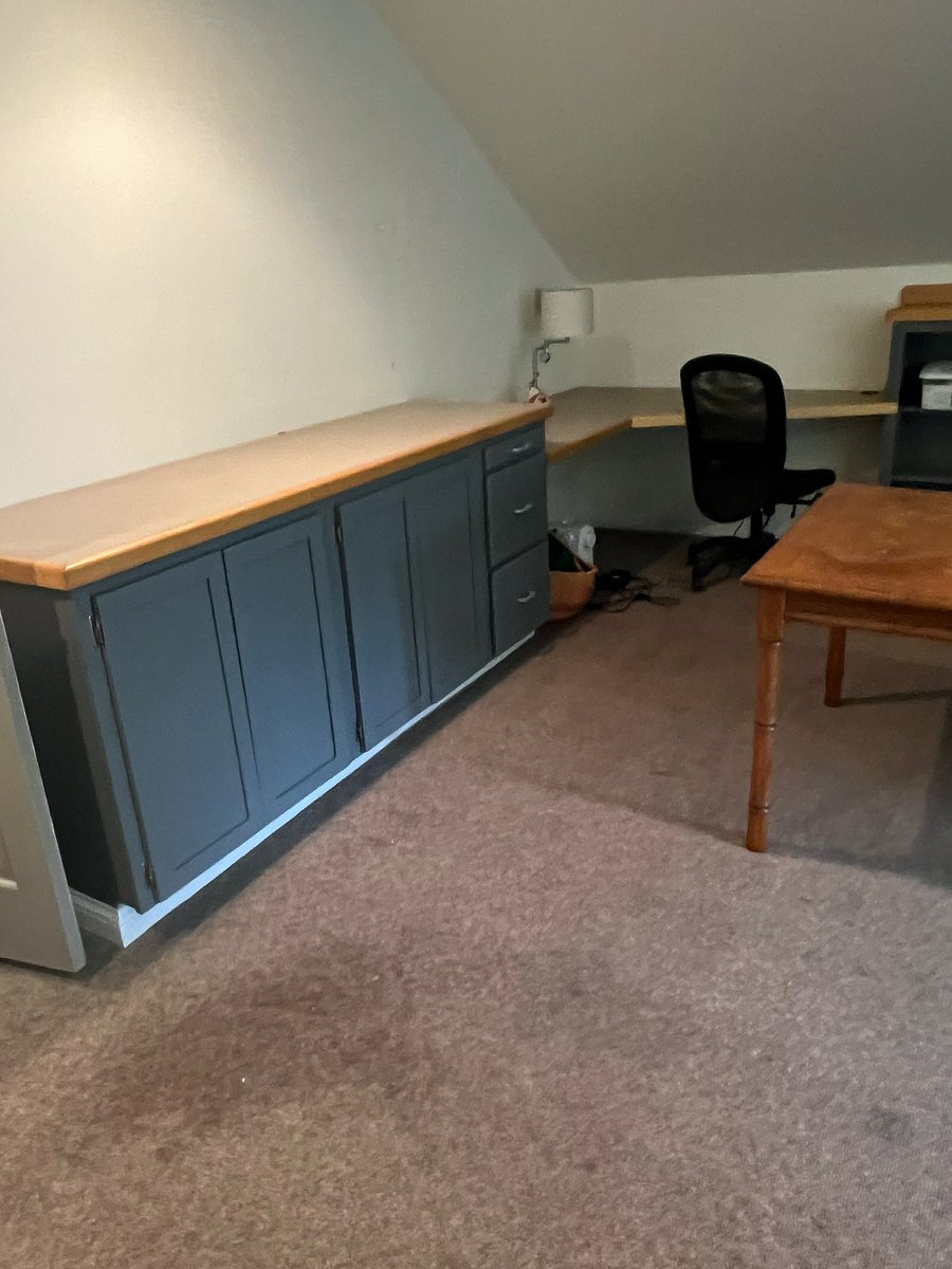 3rd fl bedroom, built in cabinetry and desk