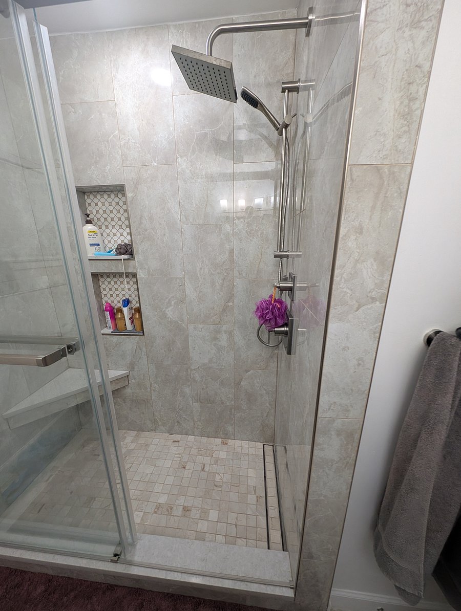Upstairs shower