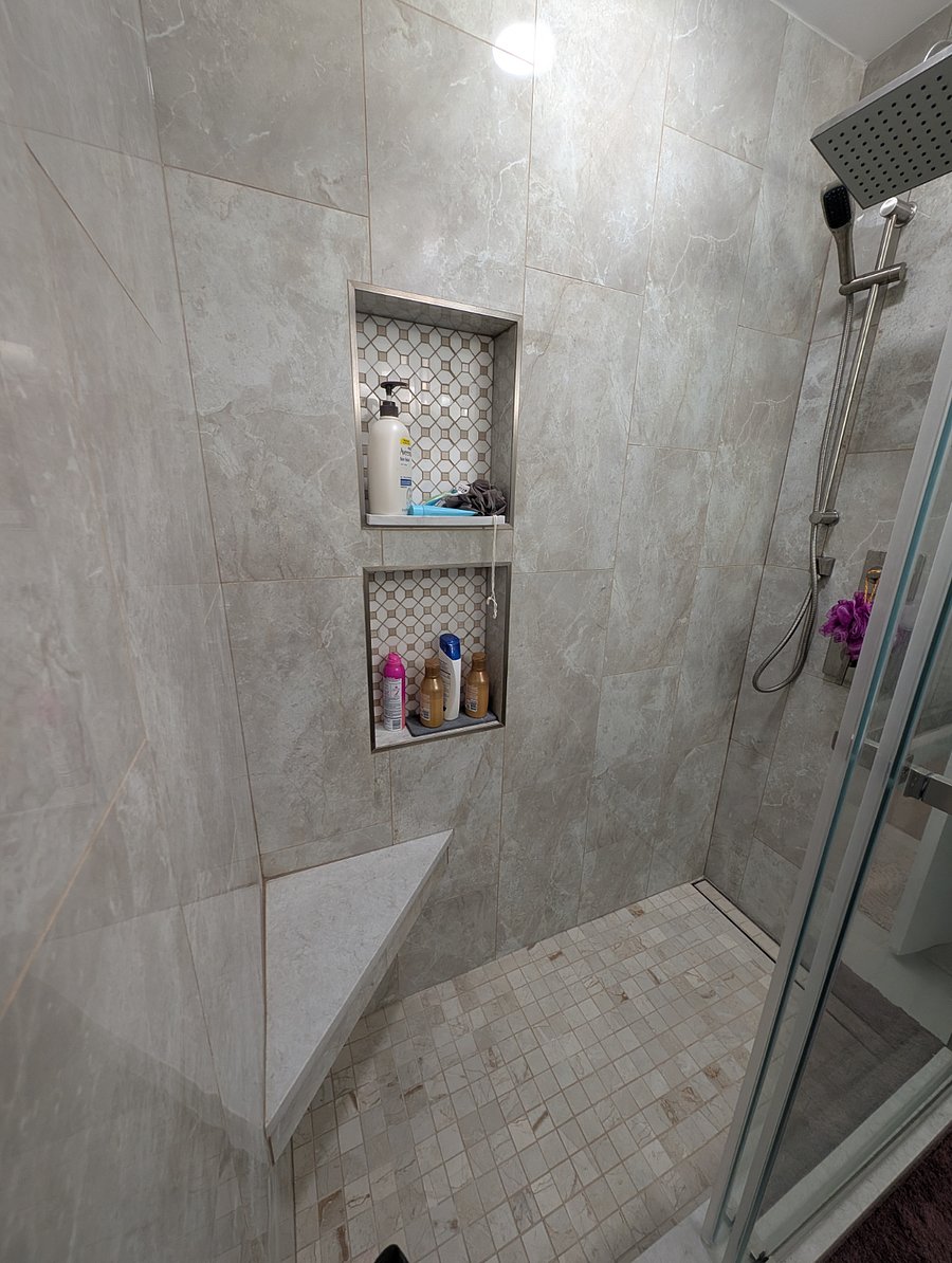 Upstairs shower