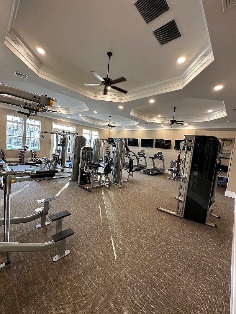 Community gym with 24/7 access