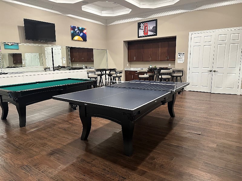 Community center game room