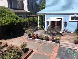 Rear gardens