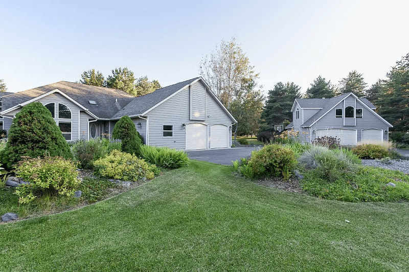 Studio unit located above detached garage next to our primary home.