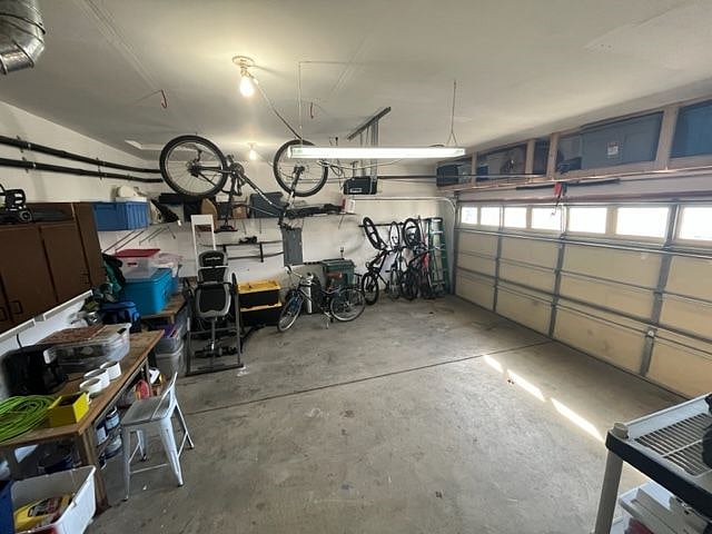 Garage with storage space