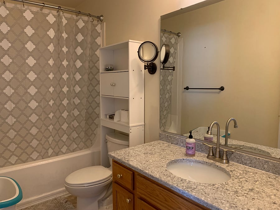 Master bedroom full bathroom 2