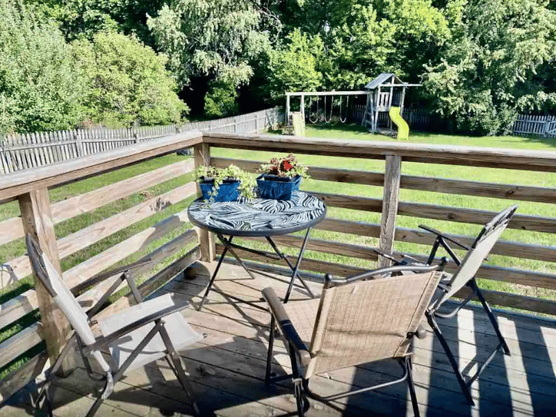 Back yard patio